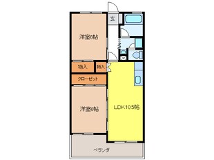 杉浦マンションの物件間取画像